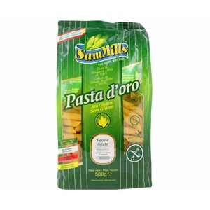 SAM MILLS Pasta Penne rigate, pasta sin gluten SAM MILLS, 500 g.