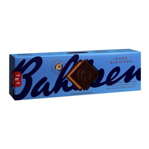BAHLSEN Ohne Gleichen Galletas barquillos de chocolate 125 g.