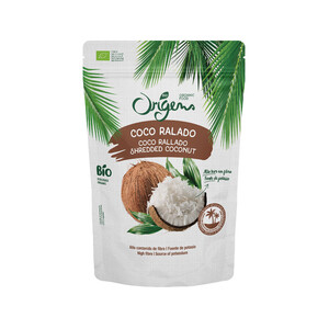 Imagen de ORIGENS Coco rallado ecológico 200 g.