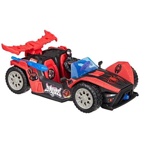 Marvel Spider-Man Venomversus, Epic World Of Action, Cóche Bólido Lanzador de Miles Morales +4 Años HASBRO