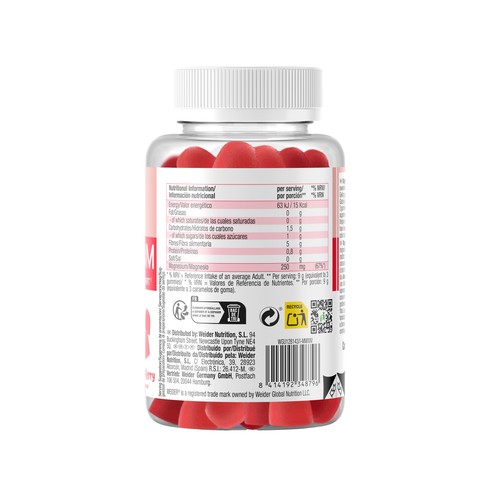 WEIDER Gummies magnesio 48 uds. 144 gr.