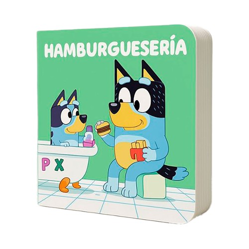Bluey libro juguete hora de dormir pequeña biblioteca. Bluey. BEASCOA