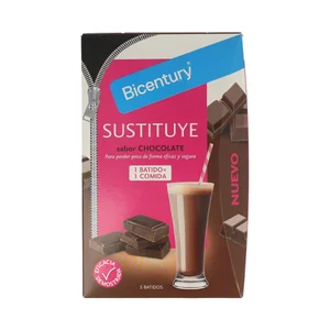 BICENTURY Batido con sabor a chocolate Sustituye de BICENTURY 225 g.