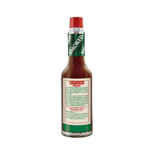 CHIPOTLE Salsa de tabasco con chiles ahumados bote 60 ml.