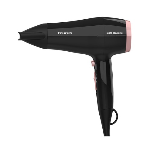Secador de pelo TAURUS Alize 2200 Lite, 2200W, 2 velocidades, motor DC