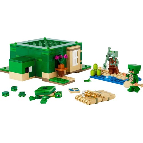LEGO Minecraft la casa tortuga de la playa 21254.