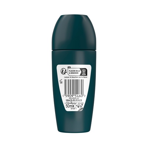 REXONA Men advanced protection quantum dry Desodorante roll on para hombre antitranspirante hasta 72 horas 50 ml.