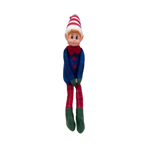 Elfo Travieso decoración Navidad 37cm, ACTUEL