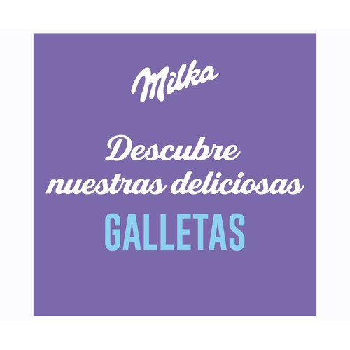 MILKA Galletas mini cookies con Pepitas de Chocolate con Leche y Cubiertas con Chocolate con Leche de los Alpes bolsa 110 g.