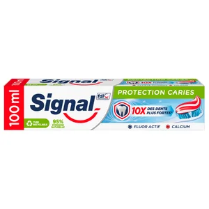 SIGNAL Pasta de dientes con flúor y calcio, para unos dientes sanos y fuertes 100 ml.