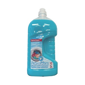 Detergente líquido para lavadora, apto para ropa blanca y de color 33 dosis 3 l.