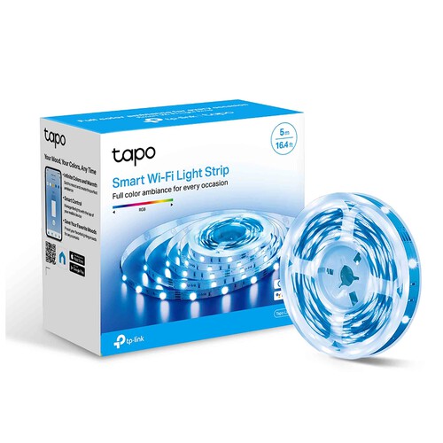 Tira de luz led inteligente TP-LINK Tapo L900-5, multicolor, regulable, programable, temporizador, control por voz.