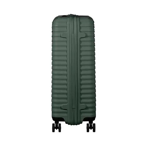 Maleta trolley Roadrush Spinner 66x24 TSA, color verde oliva. AMERIC.TOURISTER