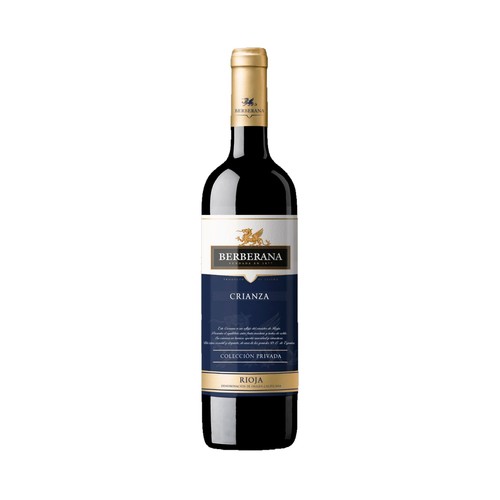 BERBERANA Colección privada Vino tinto crianza con D.O. Ca. Rioja botella 75 cl.