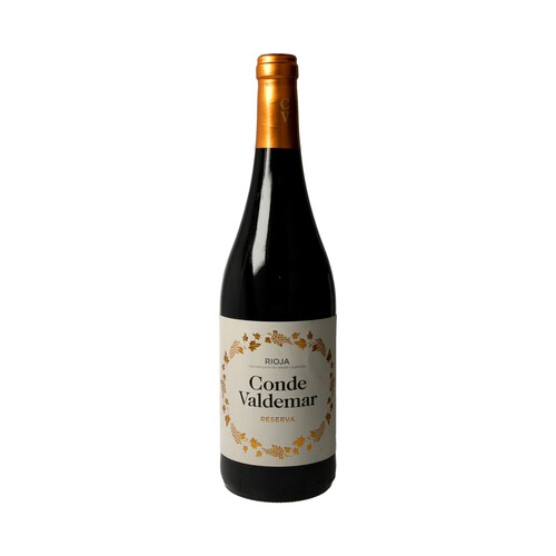 CONDE VALDEMAR  Vino tinto reserva con D.O. Rioja CONDE DE VALDEMAR botella de 75 cl.