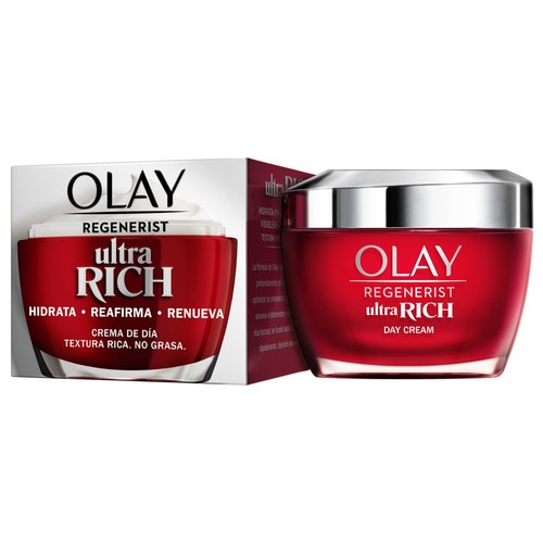 OLAY Regenerist Crema de día triple acción (hidrata, reafirma y renueva) ultra rich 50 ml.