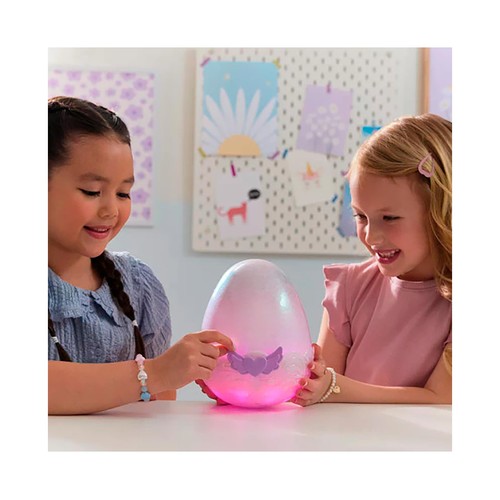 Juguete Hatchimals Alive: Secret hatch puffacorn con sonidos y reacciones, SPIN MASTER