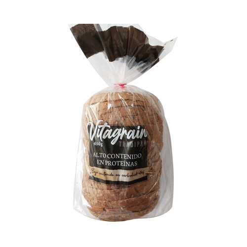 Pan de molde alto en proteínas TRADIPAN VITAGRAIN 450 g.