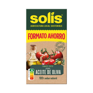 Imagen de SOLÍS Tomate frito con aceite de oliva brick 500 g.