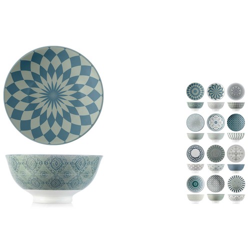 Bol poke 12cm porcelana, surtido modelo Nora. H&H