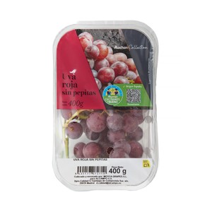 ALCAMPO CULTIVAMOS LO BUENO Uvas rojas sin pepitas 400 g.