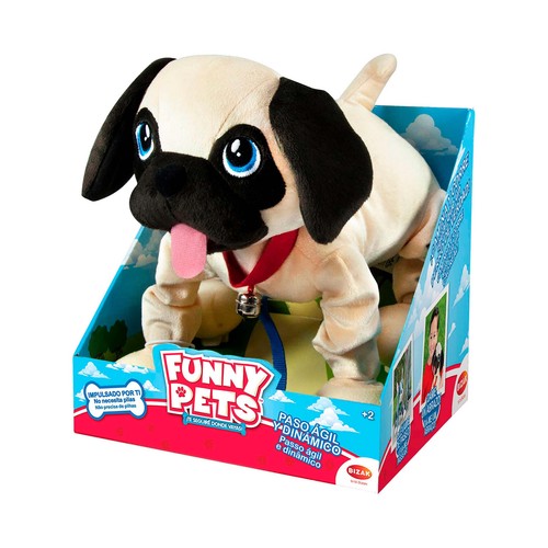 Peluche interactivo de cachorros de perrito, modelos surtidos, FUNNY PETS.