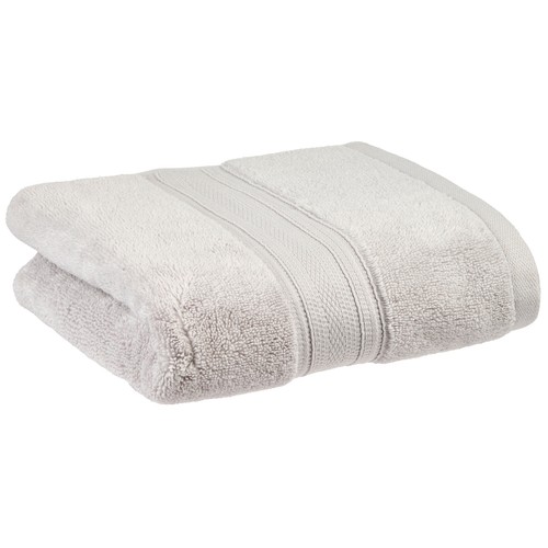 Toalla ducha 70x130cm 500gr, 0 torsion, 100% algodón woven color gris. ACTUEL
