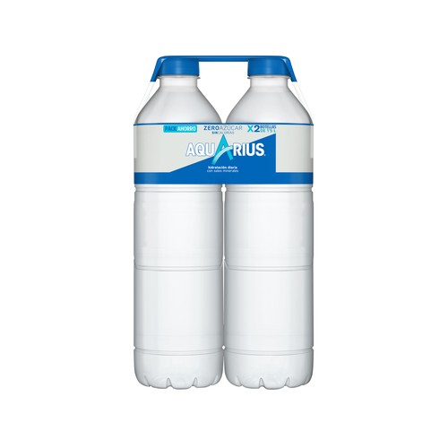 AQUARIUS Bebida isotónica de limón pack 2 x 1,5 l.