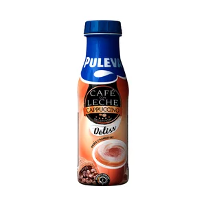 PULEVA Bebida láctea de café con leche (cappucino cremoso), elaborado sin gluten Deliss 240 ml.