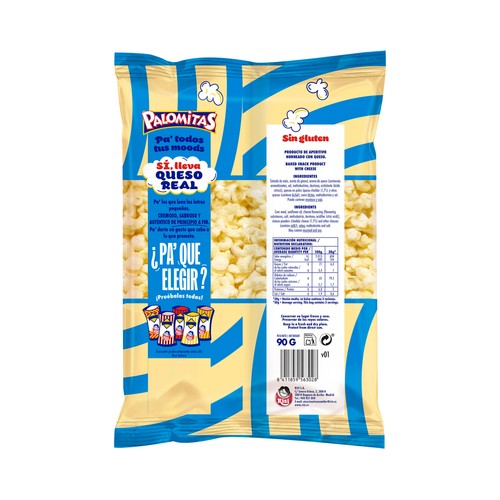 RISI Palomitas de white cheddar 90gr