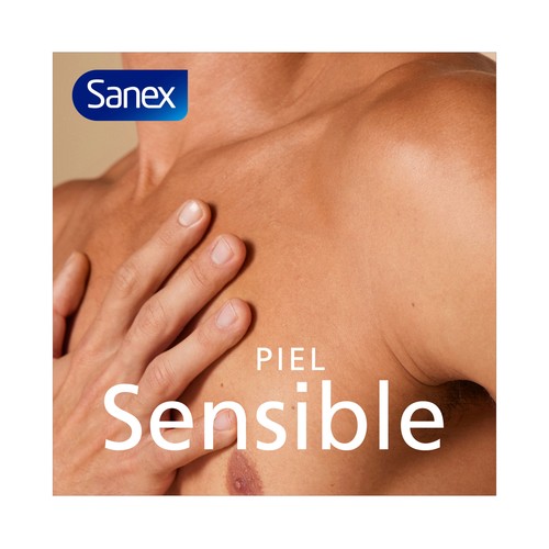SANEX Cuidado experto+ Gel de ducha o baño, para piel sensible, que ayuda calmarla 600 ml.