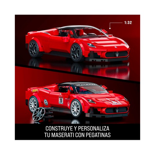 Hot wheels conjunto de construccion  speed maserati.JIN JIA TOYS.