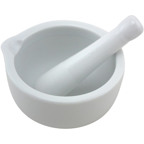 Mortero con mazo de porcelana, ACTUEL.