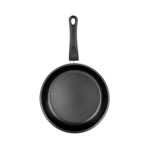Sartén de acero esmaltado con interior antiadherente piedra, 28cm., apta para inducción, MAGEFESA Cream.