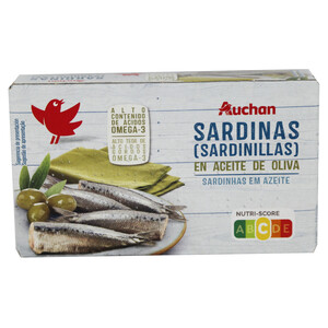 PRODUCTO ALCAMPO Sardinillas en aceite de oliva PRODUCTO ALCAMPO lata 65 g.