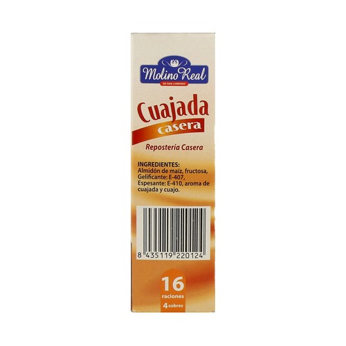 MOLINO REAL Cuajada casera en polvo MOLINO REAL 4 uds. x 12 g.