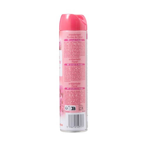 PRODUCTO ALCAMPO Ambientador en spray con aroma a Peonia de china 300 ml.