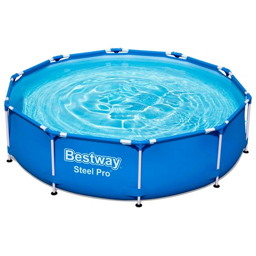 Piscina tubular con estructura metálica BESTWAY medidas 3,66X0,76 mts., con depuradora 1.249 litros/hora