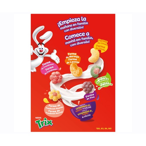 NESTLÉ Cereales con sabor fruta trix 300 g.
