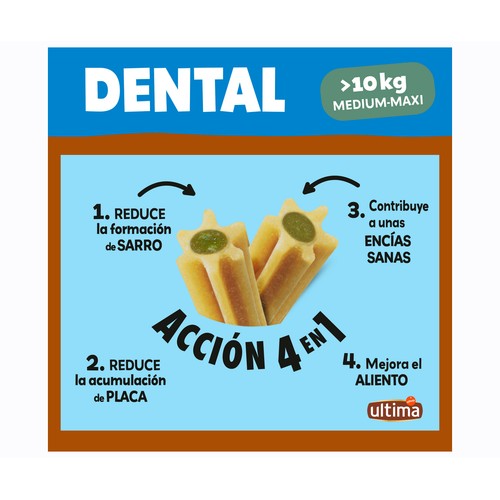 ULTIMA Snack perro medmax dental 7 stick 180 gr.