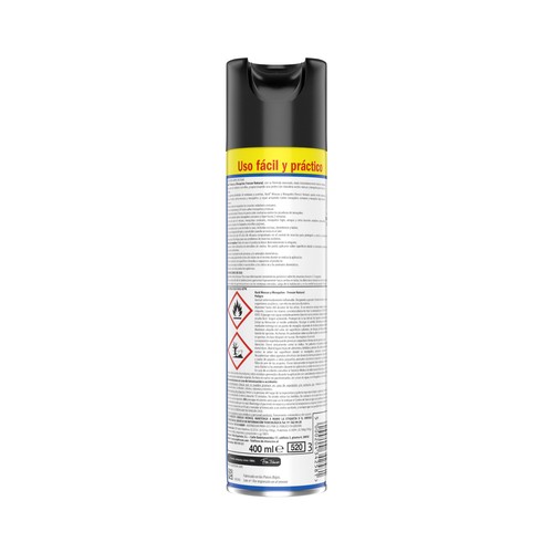 RAID Insecticida en aerosol de moscas y mosquitos 400 ml