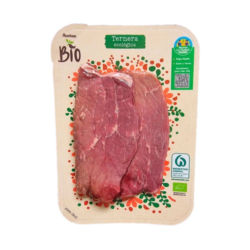 ALCAMPO CULTIVAMOS LO BUENO ECOLÓGICO Filetes de 1ª B de ternera ecológica, especial plancha o freir