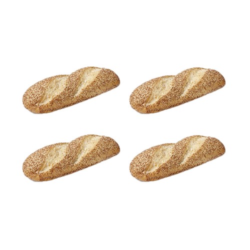 Panecillos de Teff, 4 uds, 240g.