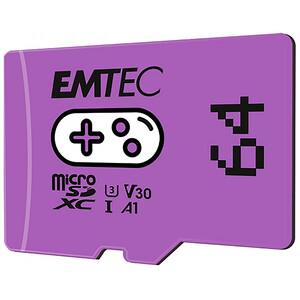Tarjeta de memoria MicroSDXC EMTEC 64GB Morado Nintendo Switch.