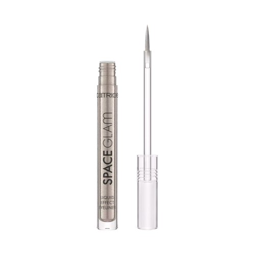 CATRICE Space glam tono 010 Moonstone metallic plateado metálico Eyeliner de larga duración.
