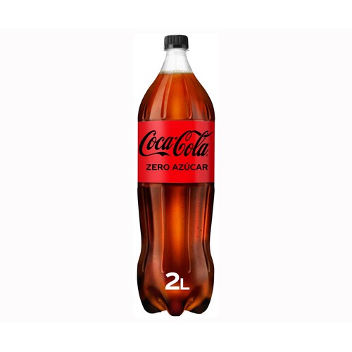 COCA COLA ZERO Refresco de cola Zero sin azúcar botella de 2 l.