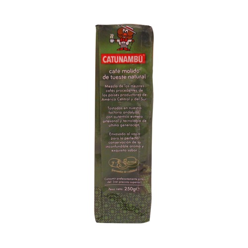 CATUNAMBÚ Café molido natural 250 g.