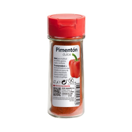 CARMENCITA Pimentón dulce frasco de 45 g.