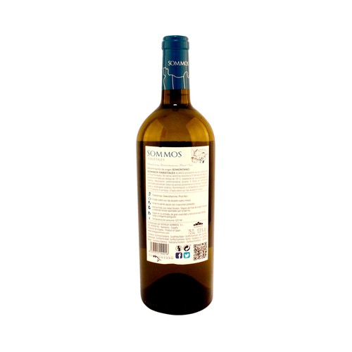 SOMMOS  Vino blanco con D.O. Somontano SOMMOS botella de 75 cl.