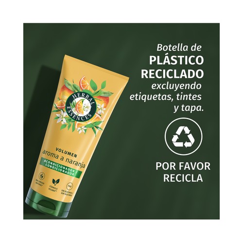HERBAL ESSENCES Champú voluminizador aroma a naranja, para cabellos finos 350 ml.